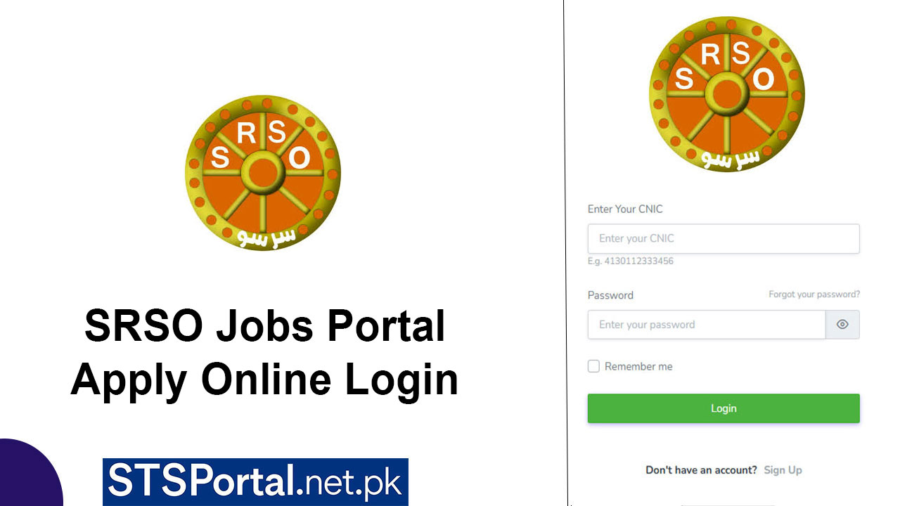 SRSO Jobs Portal Apply Online